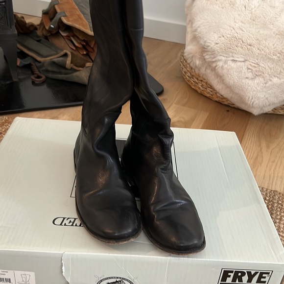 Frye Paige tall riding boot black size 9.5 - Picture 2 of 10